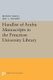 Handlist of Arabic Manuscripts (New Series) in the Princeton University Library (Paperback): Rudolf Mach, Eric Linn Ormsby