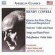 Various Artists - Continuum Portrait, a 1 (Sachs, Seltzer, Continuum) (CD): Henry Cowell, Continuum, Joel Sachs, Cheryl Seltzer