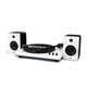 Gemini TT 900 - 3-speed Turntable with Bluetooth 2-way Stereo Speakers - Black/White: 