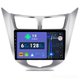 RoverOne 6GB+128GB Car Media Player Radio GPS Audio CarPlay for Hyundai Solaris Verna 2010 - 2016: 