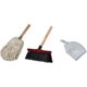 Deluxe Broom + Mop + Dustpan: 