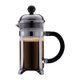 Bodum Chambord Coffee Maker (3 Cup)(Black, Clear and Silver): 