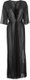 Golddigga Womens Maxi Kimono (Black): 