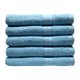Bunty Plush Hand Towel (Gulf Stream)(450GSM)(50x90cm)(5 Pack): 