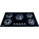 Built-In Tempered Glass Countertop 5 Burner Gas Stove: 
