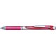 Pentel Energel Metal Tip Gel Rollerball - Pink (12 Pack) - 1.0mm, Retract: 