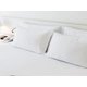 Rey's Fine Linen - Pillow Cover Set - Oxford - 100% Cotton - 300 Thread Count - White - Standard: 