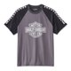 Men's Bar & Shield Raglan Short Sleeve Tee - XL: 