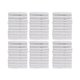 Bunty's Hotel Collection 900GSM Bath Mats (60 Pc Pack)(50x80cms): 