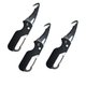 Lifespace Utility Keychain Knife / Seatbelt Cutter with Carabiner (3-Pack)(Black): 