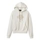 Women's Oversized Washed Bar & Shield Hoodie (2XL): 