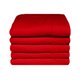Bunty Plush 100% Cotton Terry Golf Towel (Racing Red)(Pack of 5)(380gsm)(30 x 50cm): 