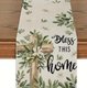 Bless This Home Tablerunner - 183 x 33cm: 