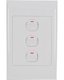1 Way Digitech Switch & Cover 3 Lever: 