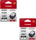 Canon 445XL Black Twin Pack Ink Cartridge: 