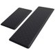 Chenshia Cushioned Kitchen Mat, Floor Rug, Non-Slip Standing Desk Mat - 2 Piece - Black: 