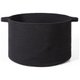 Chenshia Cotton Laundry Basket Foldable Woven Storage Basket Blanket - 90L - Black: 