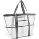 Chenshia Mesh Beach Sand Free Bag-Large Lightweight Toys & Swim Gear Tote - Grey: 