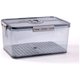Chenshia Kitchen Counter Bread Box-Airtight Modern Storage Drainage Tray: 