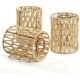 Chenshia 3pc Boho Rattan Lamp Shades - Replacement for Pendant & Wall Lamps - Almond: 