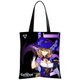 ANIMANGA Waterproof Oxford Tote Bag with Flocking Print - Genshin Lisa: 