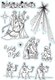 Clear Reusable Stamps - Nativity Scene: 
