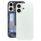 iPhone 17 Glass Battery Back Cover with Camera Lens Cover(White): 