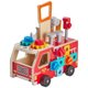 Wooden Tool Cart with Disassembly Feature: 