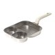 3?Section Non?Stick Breakfast Pan, Titanium Ceramic Multi?Purpose Frying Pan: 