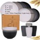 16pcs Mix Light,Natural Wheat Straw Tableware Set Dinnerware Sets Biodegradable Unbreakable Plates, Bowls, Cups Lightweight for...