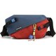 1811Blue red/standard version with color lanyard,New Men's Large Capaci Crossbody Bag Menger Bag: 