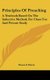 Principles of Preaching - A Textbook Based on the Inductive Method, for Class Use and Private Study (Hardcover): Ozora S. Davis