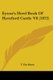 Eyton's Herd Book Of Hereford Cattle V8 (1872) (Paperback): T. Duckham