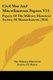 Civil War And Miscellaneous Papers V14 - Papers Of The Military Historical Society Of Massachusetts (1918) (Paperback): The...