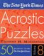The New York Times Acrostic Puzzles Volume 8 (Spiral bound, First): New York Times, Thomas H. Middleton