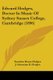 Edward Hodges, Doctor In Music Of Sydney Sussex College, Cambridge (1896) (Paperback): Faustina Hasse Hodges