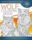 Wolf Coloring Book - An Adult Coloring Book of 40 Zentangle Wolf Designs with Henna, Paisley and Mandala Style Patterns...