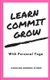 Learn, Commit, Grow - With Personal Yoga (Paperback): Carolina Herrera Florez
