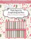 Pretty Papers for Scrapbooking and More - Pinks and Greens Collection - 20 Double-Sided, Color-Coordinated, Designer Papers in...