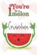 You're 1 in a Melon Grandma - A Watermelon Doodling & Coloring Notebook, perfect as a gift for women & girls - Anti Stress...