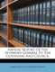 Annual Report of the Attorney General to the Governor and Council (English, Afrikaans, Paperback): Maine Dept of Attorney...