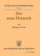 Der arme Heinrich (German, Paperback, 13th 13. Auflage ed.): Hartmann