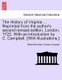 The History of Virginia ... Reprinted from the Author's Second Revised Edition, London, 1722. with an Introduction by C....