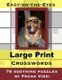 Easy-on-the Eyes Large Print Crosswords - 76 Soothing Puzzles (Paperback): Frank Virzi