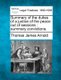 Summary of the duties of a justice of the peace out of sessions - summary convictions. (Paperback): Thomas James Arnold