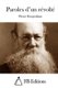 Paroles d'un revolte (French, Paperback): Fb Editions