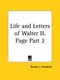 Life and Letters of Walter H. Page Vol. 2 (1923) (Paperback): Burton J. Hendrick