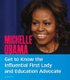 Michelle Obama - Get to Know the Influential First Lady and Education Advocate (Hardcover): Lakita Wilson