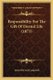 Responsibility For The Gift Of Eternal Life (1873) (Paperback): John McLeod Campbell