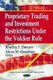 Proprietary Trading & Investment Restrictions Under the Volcker Role (Paperback, New): Bradley S. Duncan, Alicia M. Brenshaw